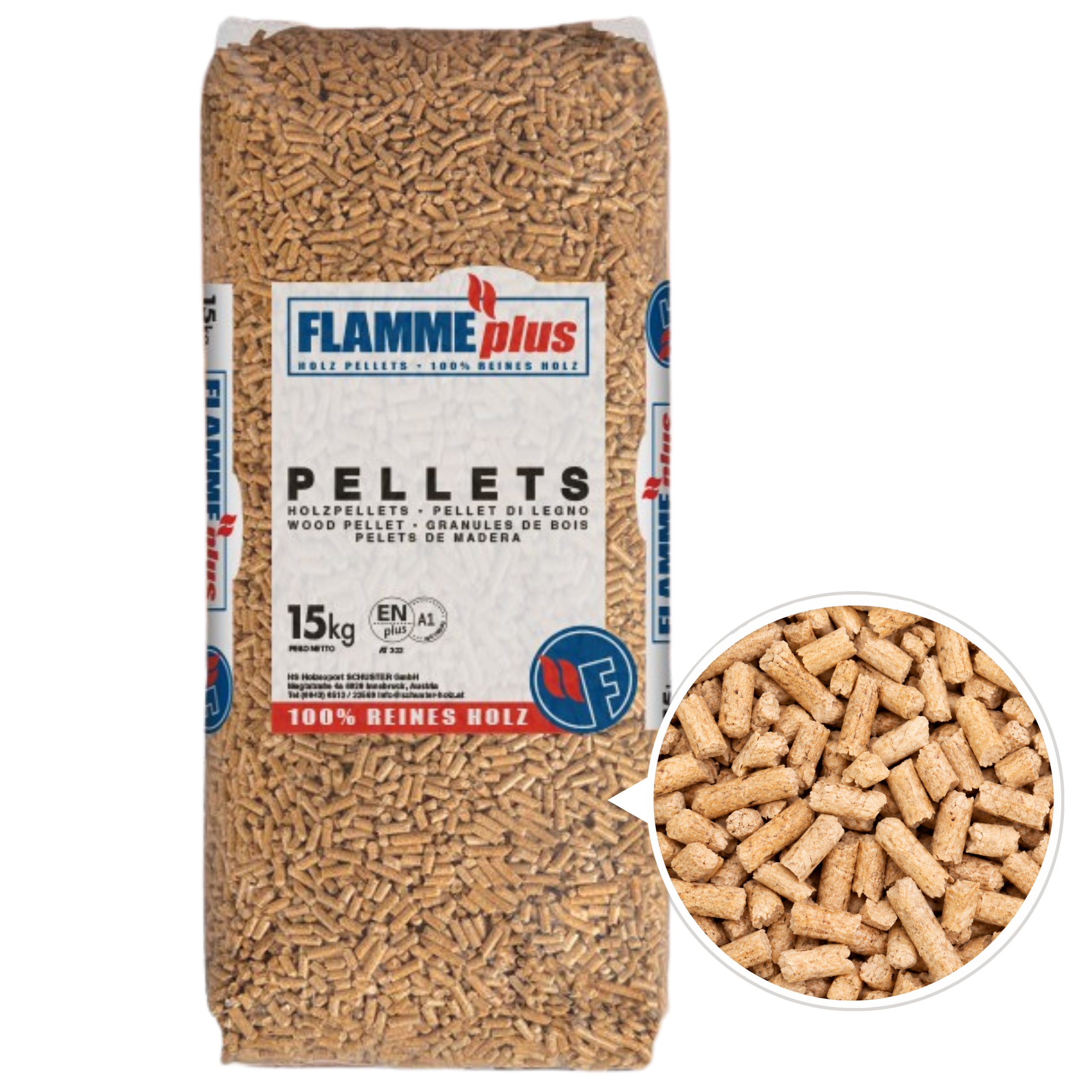 FLAMME plus pellets afhalen